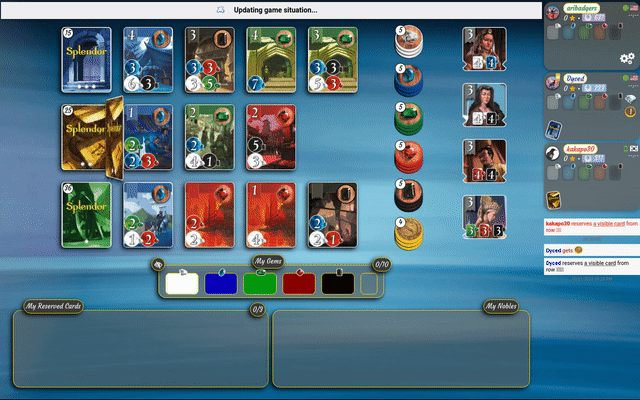 Play Splendor Online From Your Browser Board Game Arena