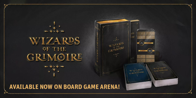 グリモワールの魔術師(Wizards of the Grimoire): あなたはスペルカードです、ハリー... • Board Game Arena